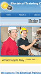 Mobile Screenshot of electricaltraining.com