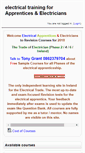 Mobile Screenshot of electricaltraining.ie